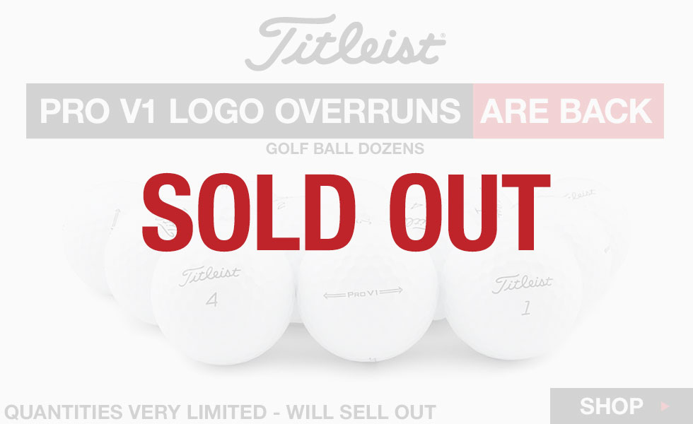 Titleist Pro V1 Golf Balls - Logo Overruns