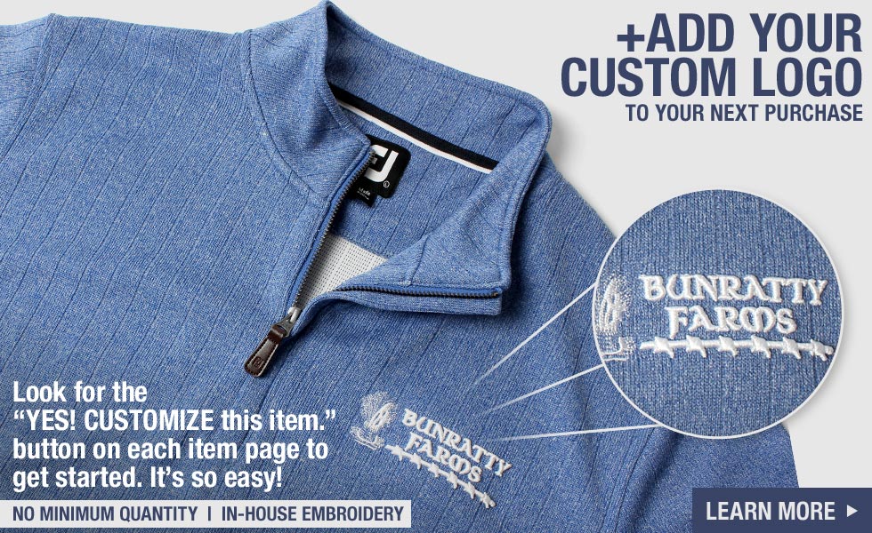 Add Your Custom Logo to Your Next Apparel Purchase - Golf Locker Custom