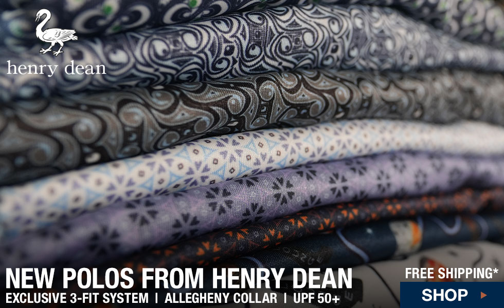 Shop New henry dean Polos at Golf Locker