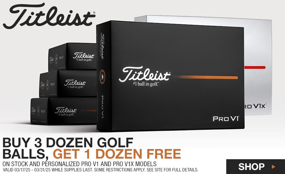 Titleist Buy 3 Dozen, Get 1 Dozen Free Promotion at Golf Locker