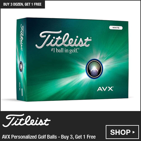 Titleist AVX Personalized Golf Balls - Buy 3, Get 1 Free at Golf Locker