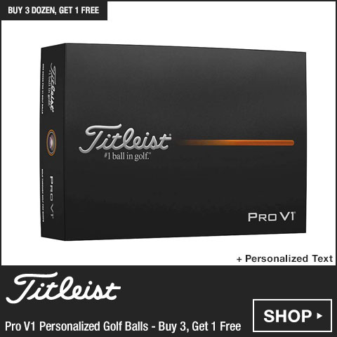 Titleist Pro V1 Personalized Golf Balls - Buy 3, Get 1 Free at Golf Locker