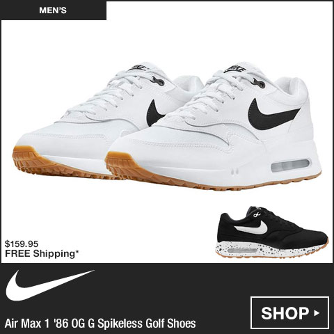 Nike Air Max 1 '86 OG G Spikeless Golf Shoes at Golf Locker