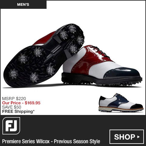 FJ Premiere Series Wilcox Golf Shoes - Previous Season Style at Golf Locker