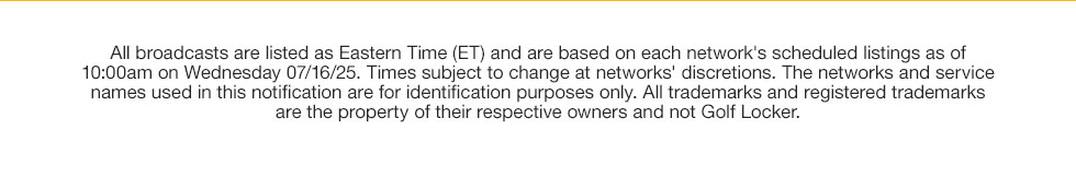 The Open 2025 Viewing Guide from Golf Locker