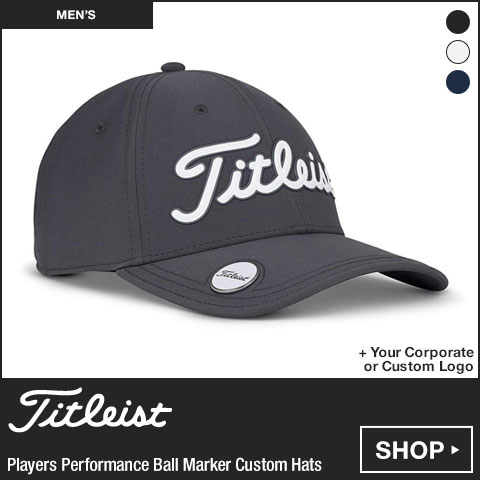 Titleist Players Performance Ball Marker Custom Adjustable Golf Hats at Golf Locker
