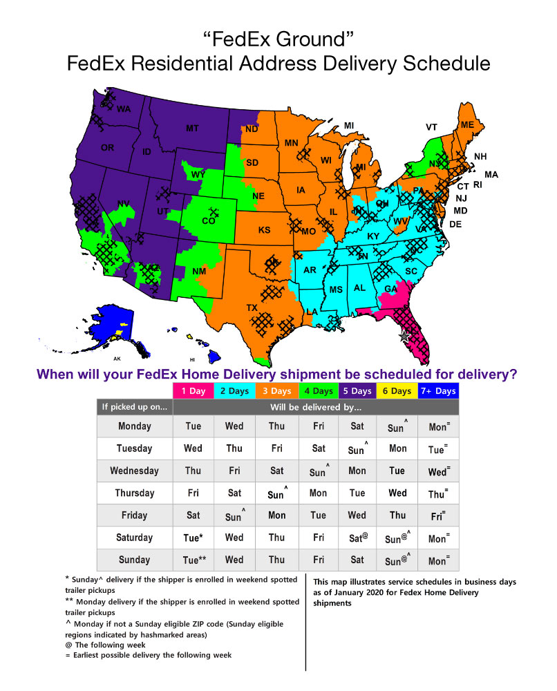 FedEx Ground Shipping Timeframes FedEx Ground Shipping Timeframes