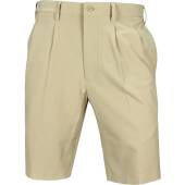 FootJoy Pleated Performance Golf Shorts in Khaki