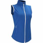 FootJoy Women's Stretch Woven Full-Zip Golf Vests - ON SALE in Royal blue