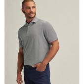 Peter Millar Jubilee Stripe Stretch Jersey Golf Shirts in Navy with white stripes