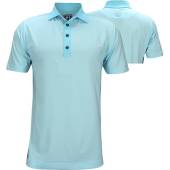 FootJoy ProDry Lisle End on End Golf Shirts - Athletic Fit - ON SALE in Light blue