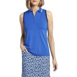 Peter Millar Women's Performance Chrissie Zip Sleeveless Golf Shirts - ON SALE