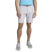 Peter Millar Salem Seeing Double Performance Golf Shorts - ON SALE in British grey with subtle skull print