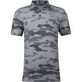 TravisMathew Heater Camo Golf Shirts - ON SALE in Grey camo