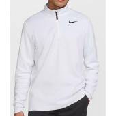Nike Dri-FIT Victory Therma Flex Half-Zip Golf Pullovers in White