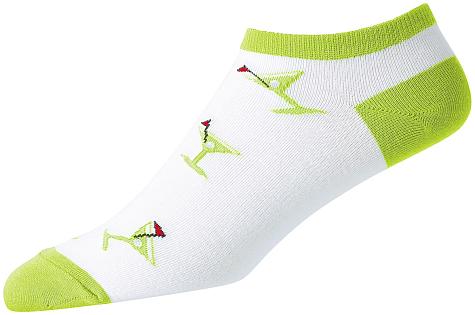 FootJoy ComfortSof Martini Non-Cushion Low Cut Women's Golf Socks - Single Pairs - ON SALE