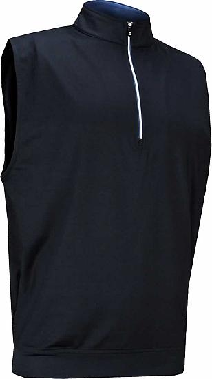 FootJoy Performance Half-Zip Jersey Pullover Golf Vests with Gathered Waist - ON SALE