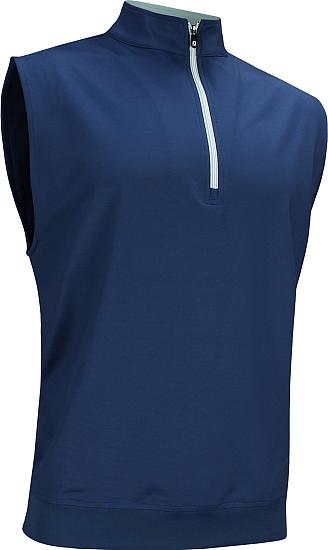 FootJoy Performance Half-Zip Jersey Pullover Golf Vests with Gathered Waist - ON SALE