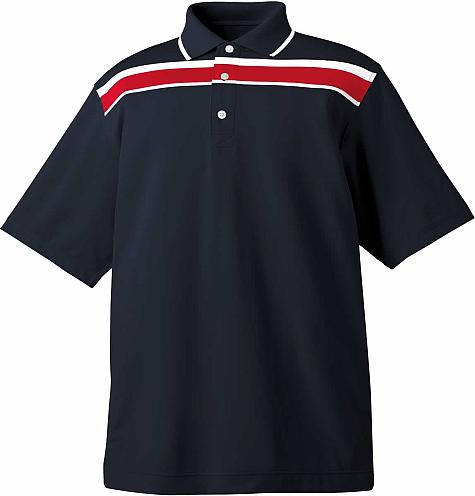 FootJoy Stretch Lisle Chest Stripe Junior Golf Shirts - ON SALE