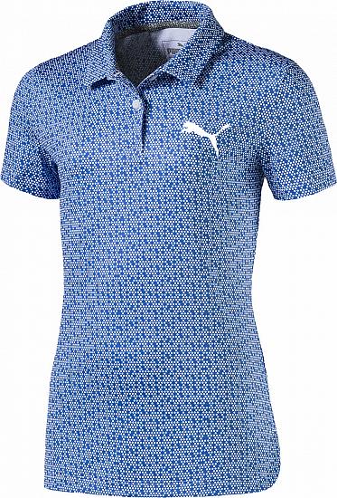 Puma Girl's DryCELL Polka Dot Junior Golf Shirts - ON SALE