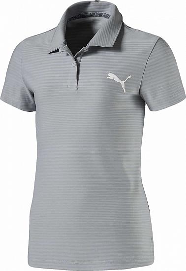 Puma Girl's DryCELL Pounce Aston Junior Golf Shirts - ON SALE