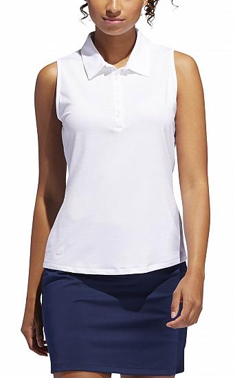 Adidas Women's Microdot Sleeveless Golf Shirts - ON SALE