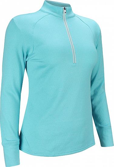 FootJoy Women's Textured Back Half-Zip Golf Pullovers - ON SALE