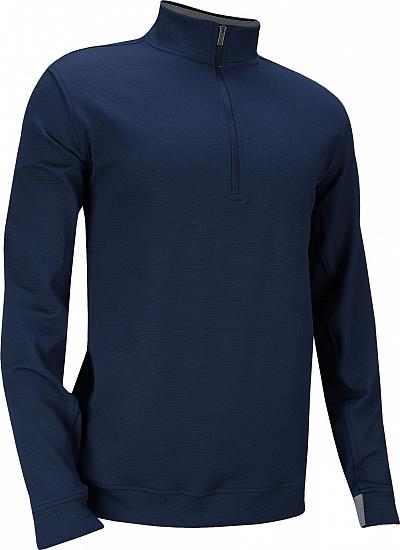 Adidas adiPure Half-Zip Golf Pullovers - ON SALE