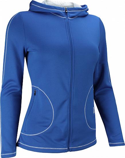 FootJoy Women's Double Layer Jersey Full-Zip Casual Hoodies - ON SALE