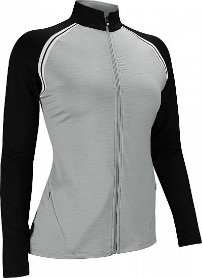 FootJoy Women's French Terry Full-Zip Golf Pullovers - ON SALE