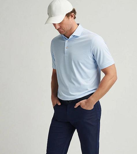 Peter Millar Jubilee Stripe Stretch Jersey Golf Shirts