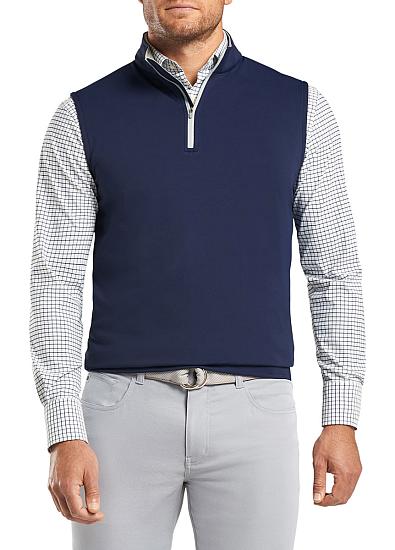 Peter Millar Galway Stretch Terry Quarter-Zip Golf Vests