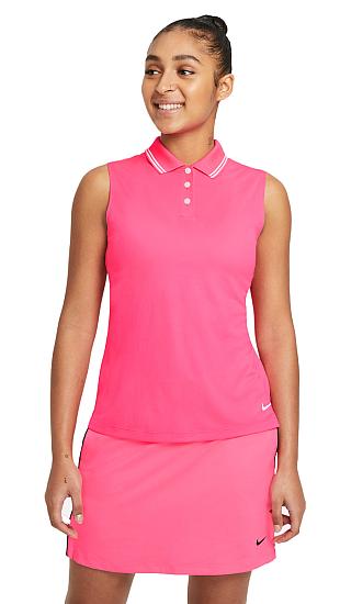 Nike Women's Dri-FIT Victory Sleeveless Golf Shirts - ON SALE