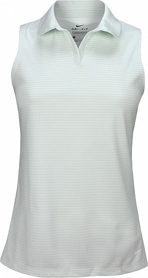 Nike Women's Dri-FIT Victory Textured Sleeveless Golf Shirts - ON SALE