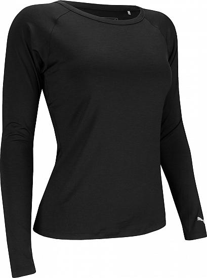Puma Women's Sun Crew Long Sleeve Golf Shirts - ON SALE