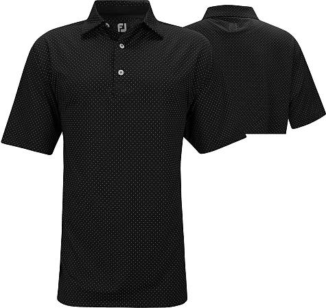 FootJoy Lisle Dot Print Golf Shirts - ON SALE