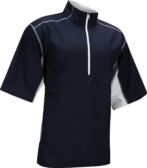 FootJoy Short Sleeve Sport Half-Zip Golf Windshirts - Previous Season Style