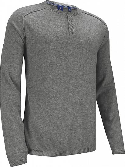 FootJoy Merino Cotton Henley Crewneck Golf Sweaters