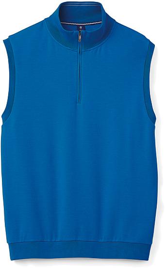 FootJoy 1857 Pima Cotton Spandex Interlock Quarter-Zip Golf Vests - ON SALE