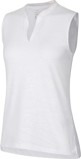 Nike Women's Breathe Sleeveless Golf Shirts - ON SALE