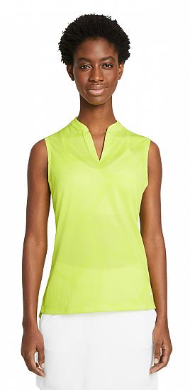 Nike Women's Breathe Jacquard Sleeveless Golf Shirts - ON SALE