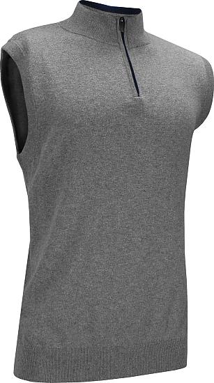 FootJoy Cotton Cashmere Quarter-Zip Sweater Golf Vests - ON SALE