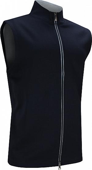 FootJoy Mercerized Pima Cotton Interlock Full-Zip Golf Vests - ON SALE