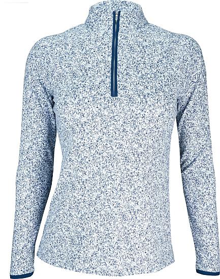 Peter Millar Women's Perth Paisley Quarter-Zip Golf Pullovers - ON SALE
