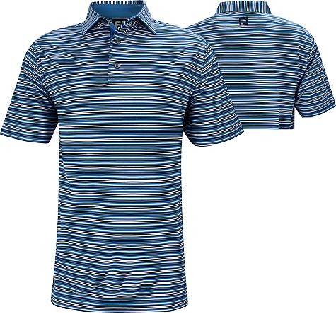 FootJoy ProDry Lisle Multi Stripe Stretch Pique Golf Shirts - ON SALE