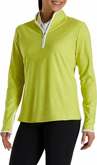 FootJoy Women's Space Dye Half-Zip Golf Pullovers - ON SALE