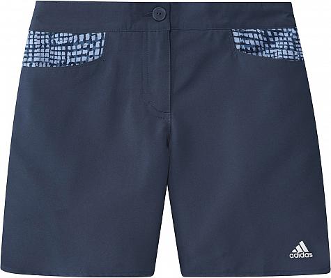 Adidas Girl's Print Junior Golf Shorts - ON SALE