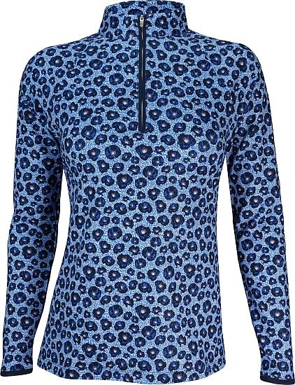 Peter Millar Women's Perth Mod Floral Quarter-Zip Golf Pullovers - ON SALE