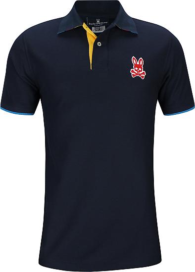 Psycho Bunny Alston Stitched Logo Golf Shirts - ON SALE