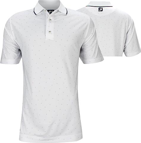 FootJoy Lisle Push Play Print Golf Shirts - ON SALE